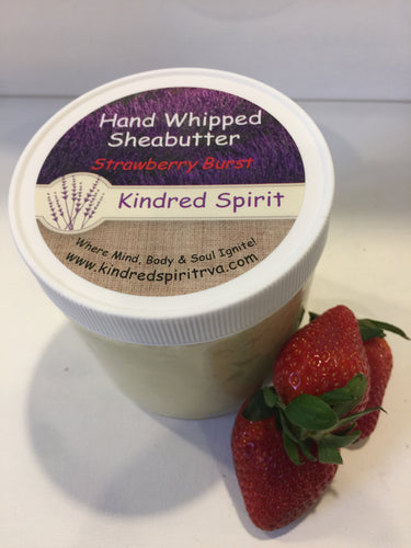 STRAWBERRY BURST Shea Butter- Hand Whipped